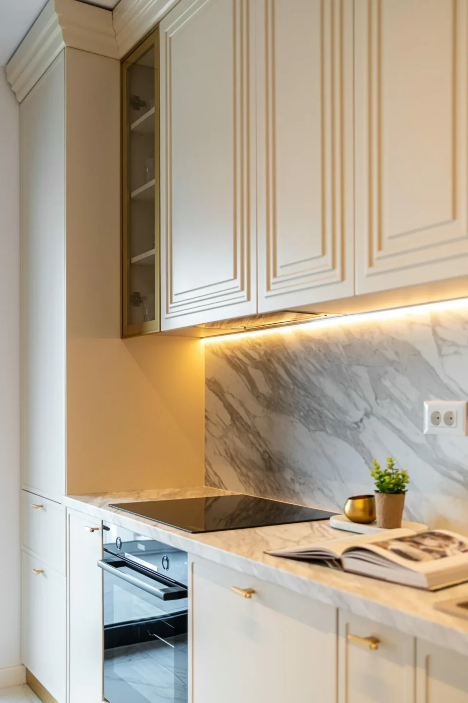 Serene Hues Neoclassical Apartment