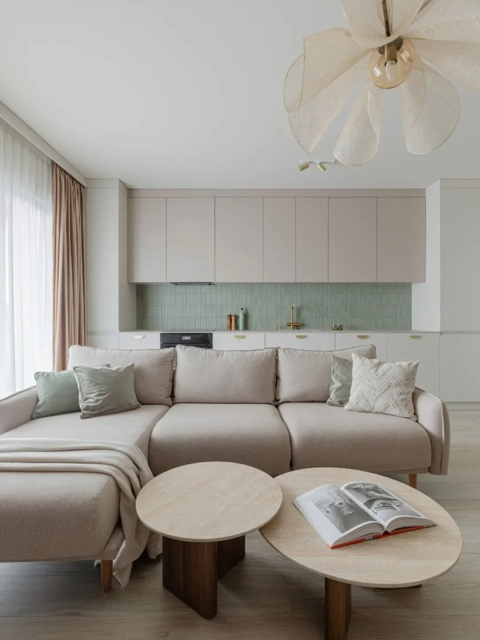 Warm Neutrals & Soft Green - ISM Unique Interior Design Studio
