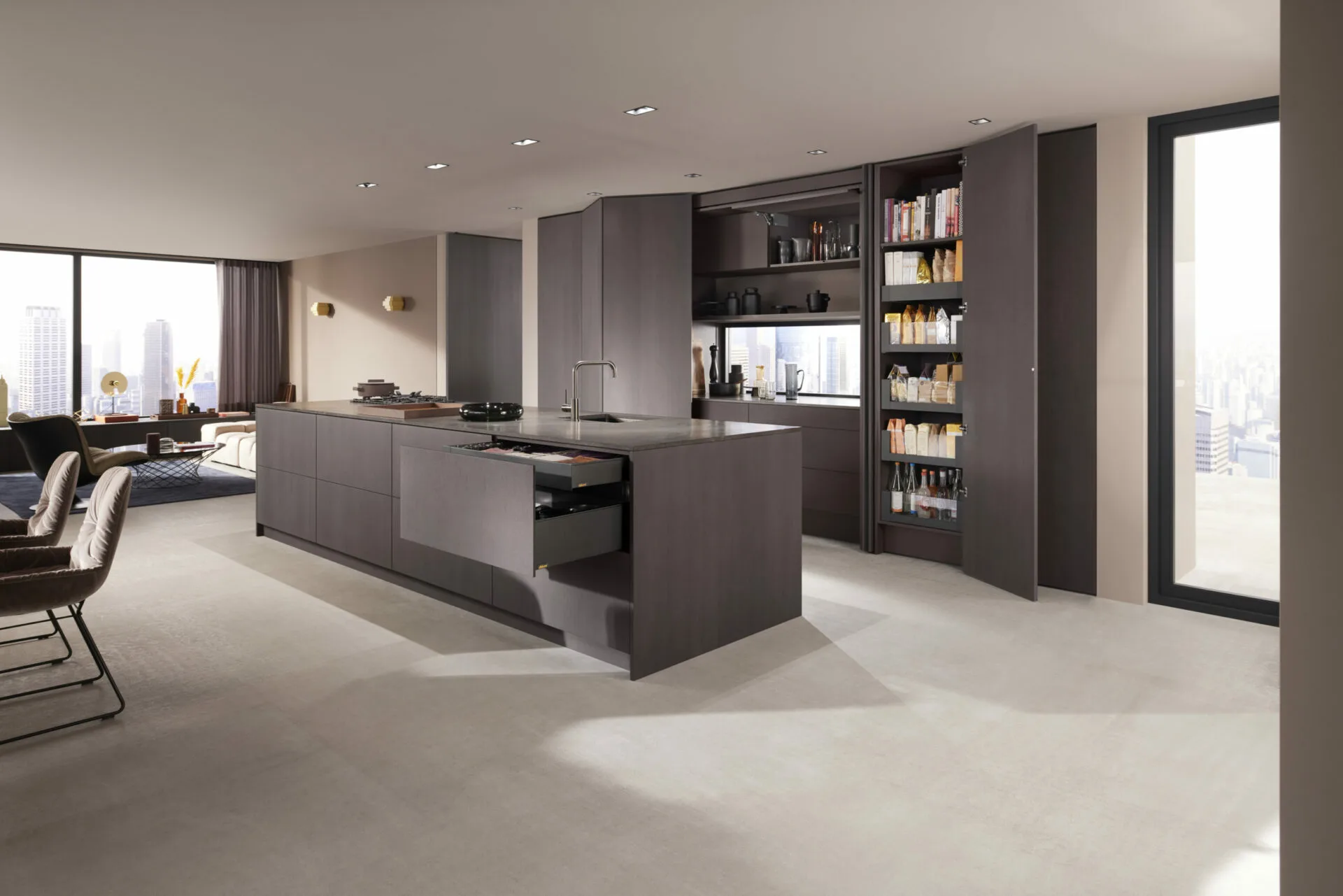 Bucatarie cu solutii Blum